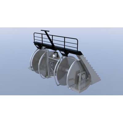 Chalutier Hauturier breton de 21,50 m - Echelle : 1/25 - Fichiers STL