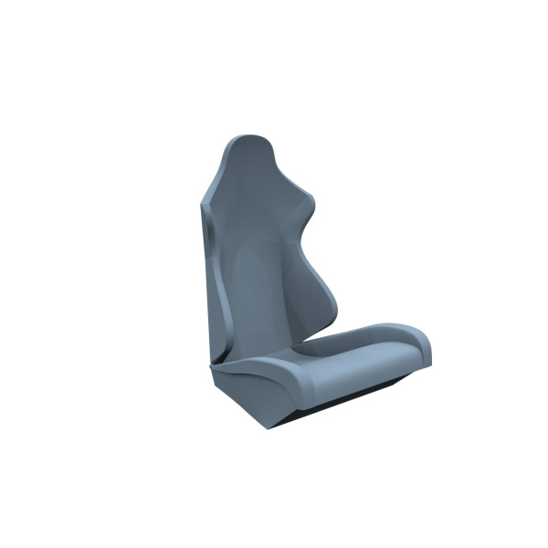 Siège baquet sport - 1/10 - Fichier STL