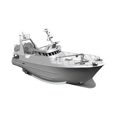 Chalutier hauturier de 25 mètres - 1/25 - Fichiers STL