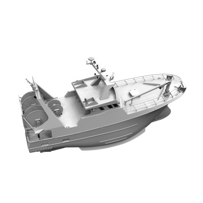 Chalutier hauturier de 25 mètres - 1/25 - Fichiers STL